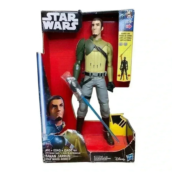 Hasbro Other - Star Wars Rebels Kanun Jarus Electronic Duel 12" Action Figure, New in Orig Box